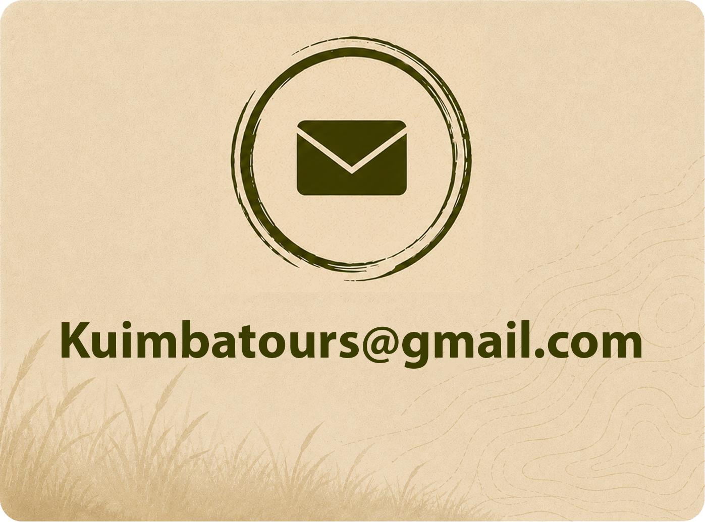 Kuimba Tours contact email adress.