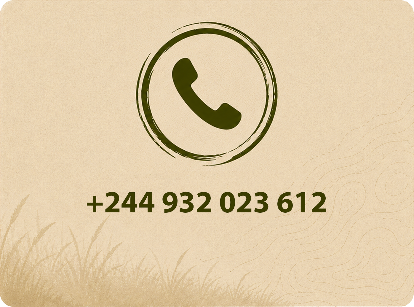 Kuimba Tours contact phone number.