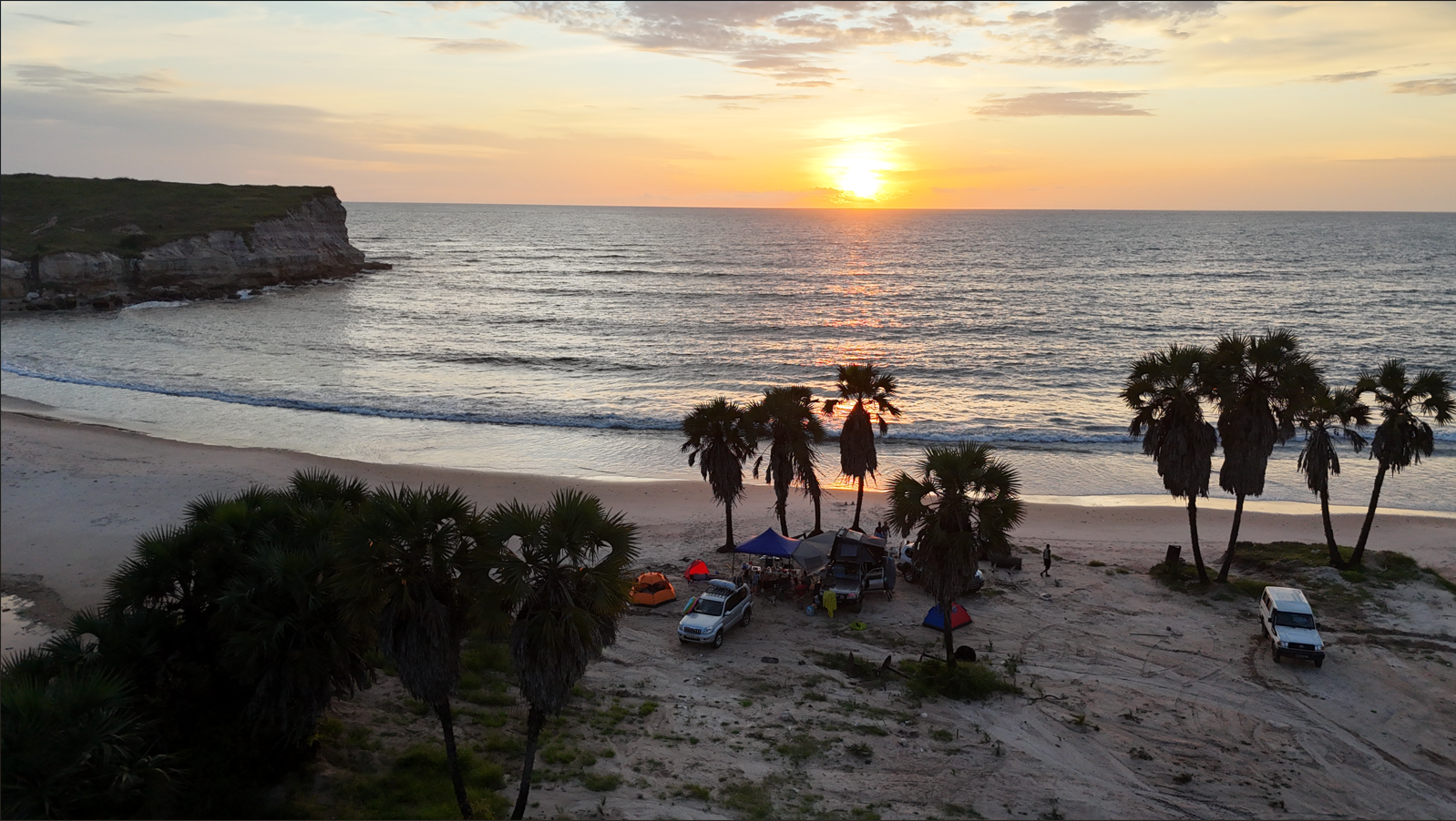 Beach camping experience in Kifuka