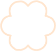 Empty flower-shaped frame with no image inside.