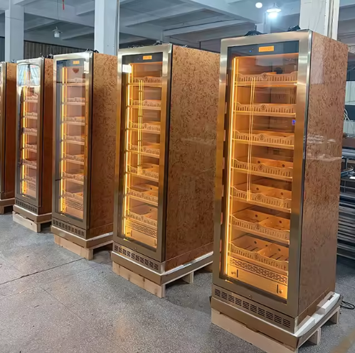 Cigaro H168S Ammonia Cigar Cabinet Best Cigar Humidor Cedar inner with Temperature and Humidity Control
