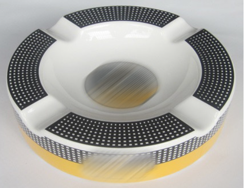 Round Cohiba Ceramic Ashtray