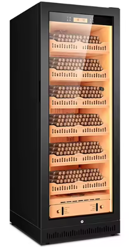 Cigaro H120S 1200 Counts Tobacco Cabinet Cigar Humidor Cedar Cabinet with Temperature and Humidity Control