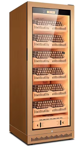 Cigaro H120S 1200 Counts Tobacco Cabinet Cigar Humidor Cedar Cabinet with Temperature and Humidity Control