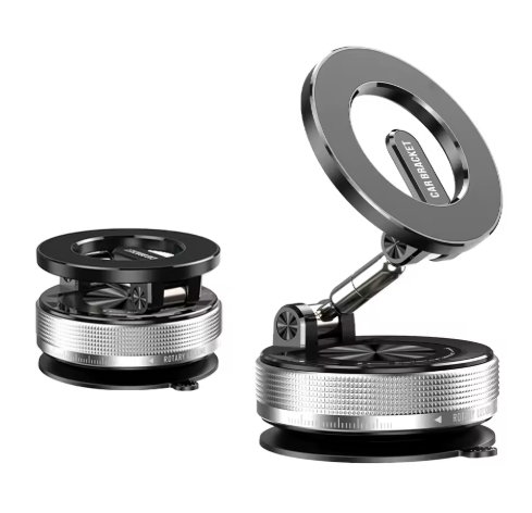 360 Rotating Magnetic Suction Phone Holder Hands Free Extendable Magnetic Vacuum Phone Holder
