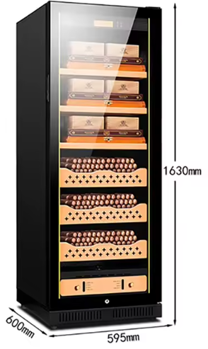 Cigaro H120S 1200 Counts Tobacco Cabinet Cigar Humidor Cedar Cabinet with Temperature and Humidity Control