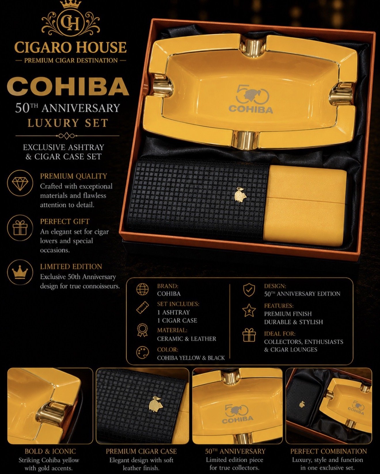 COHIBA 50™H ANNIVERSARY LUXURY SET