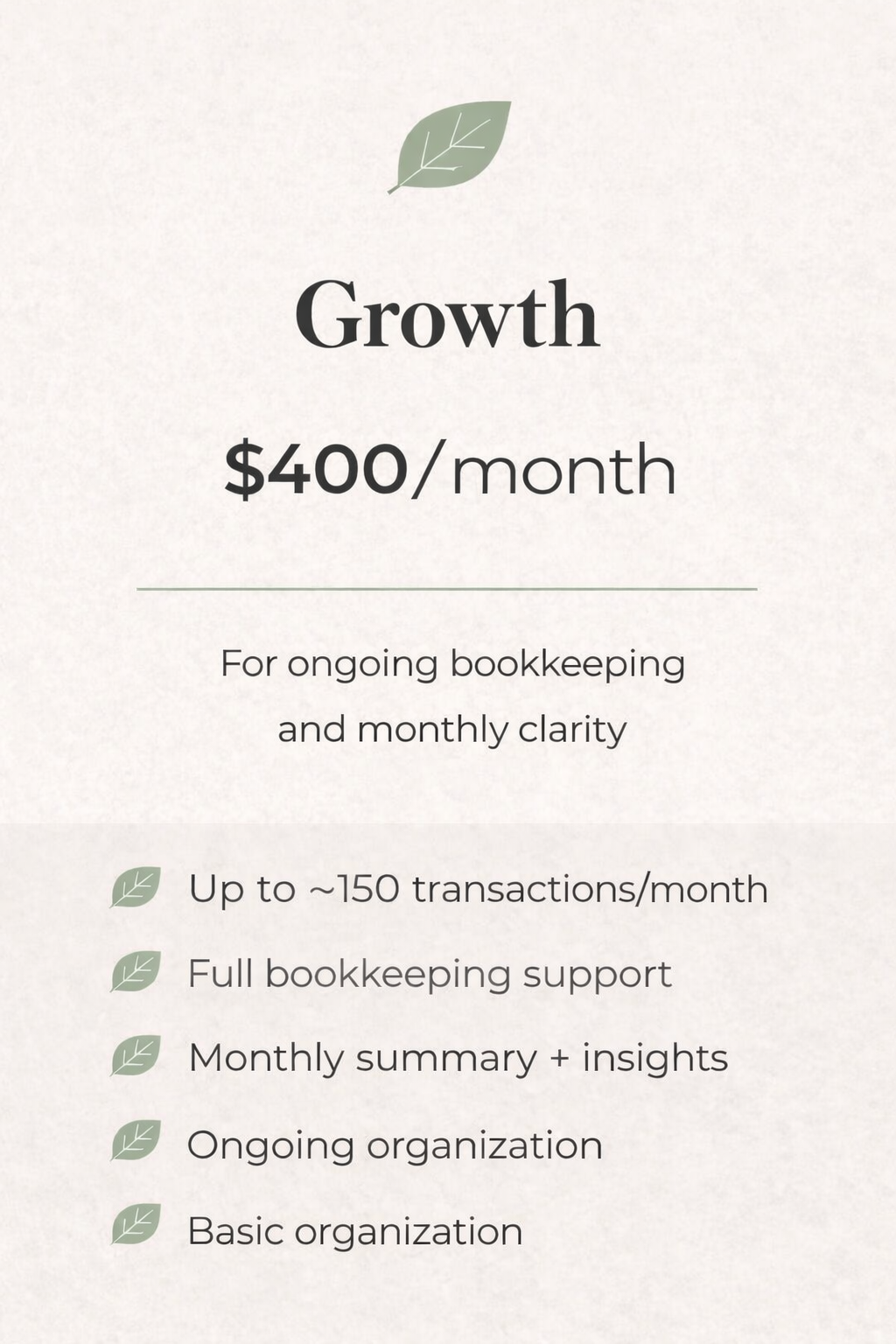 Growth Package