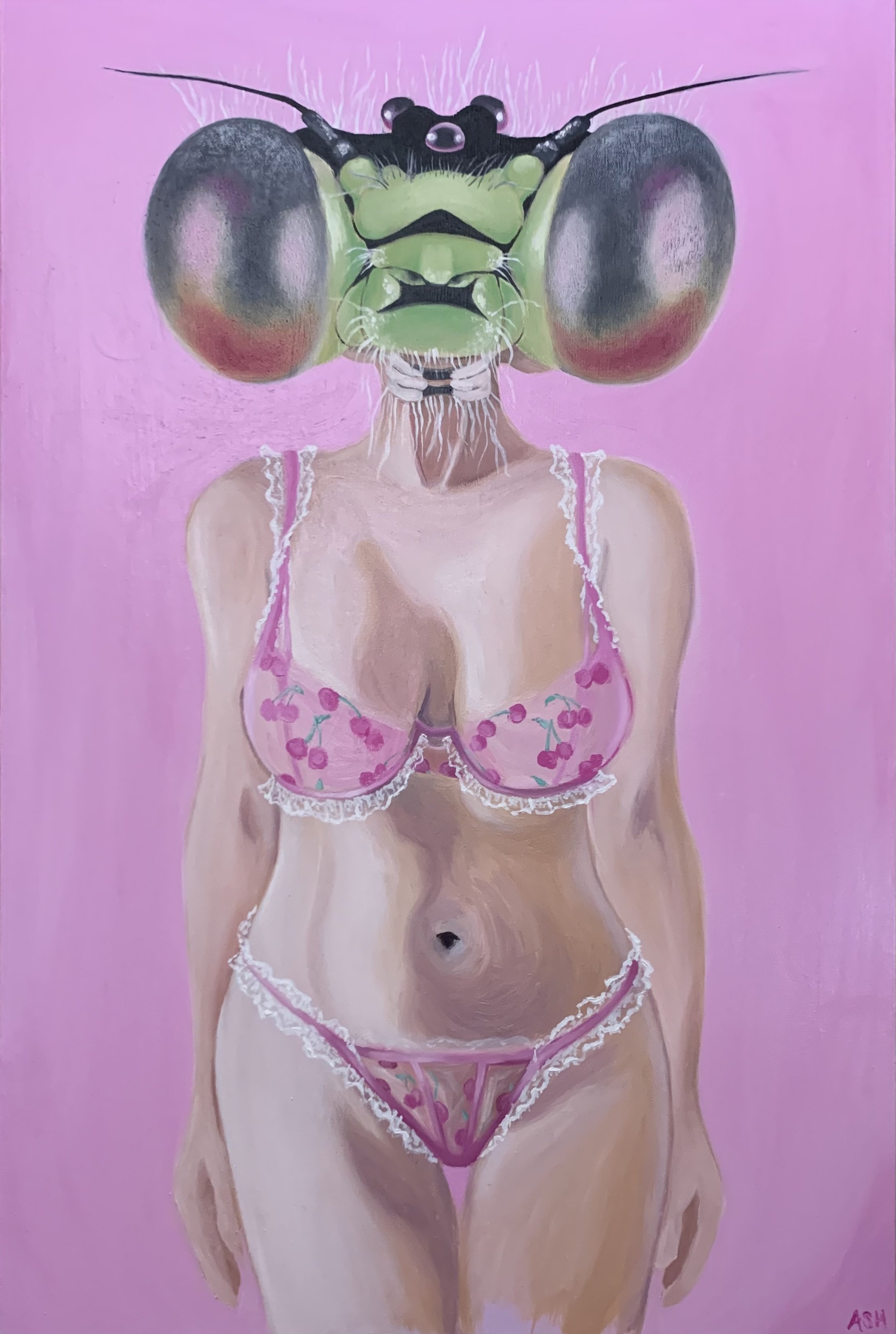 Self Portrait, 2023. 36x24 in, Oil on canvas