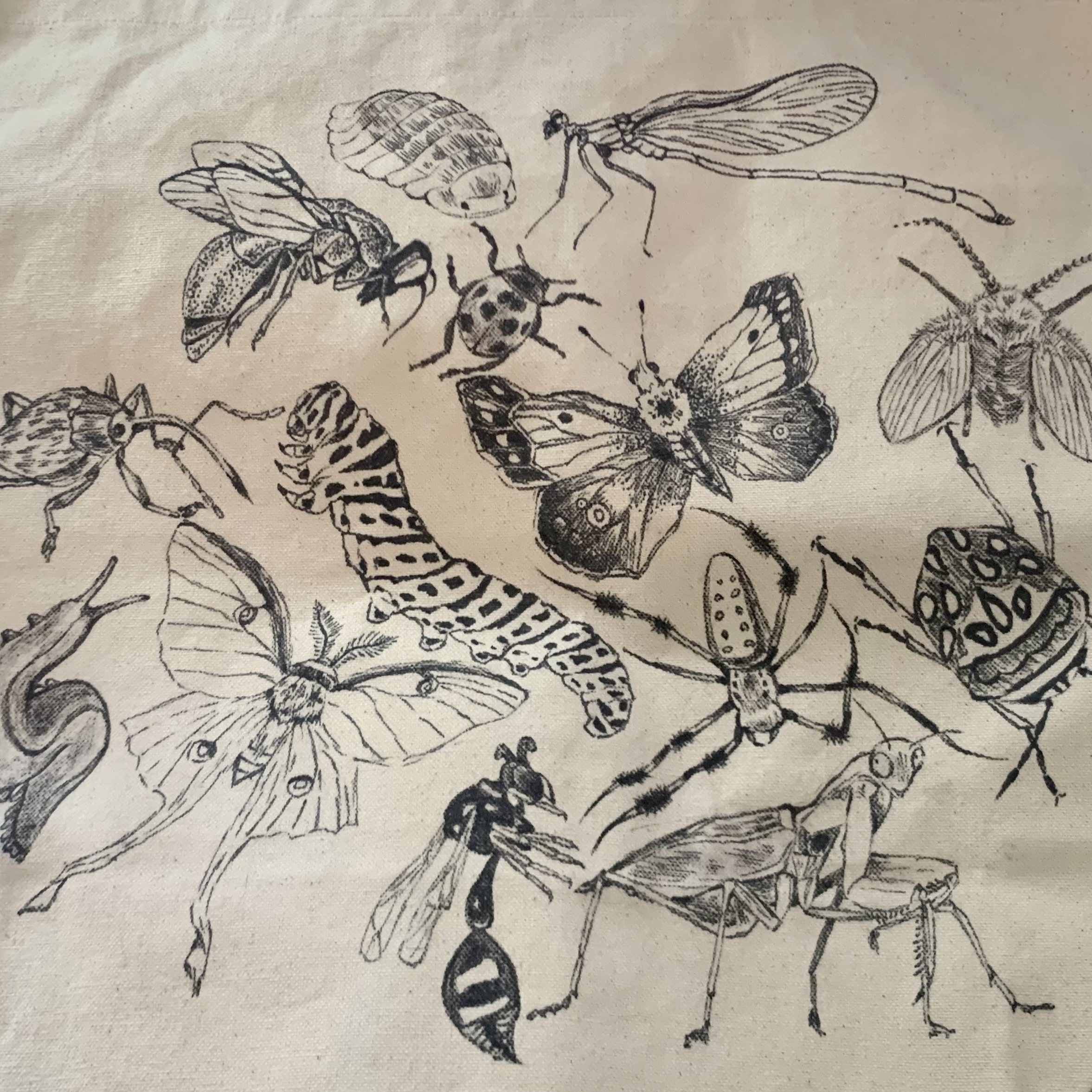 Untitled, 2024. Canvas tote, sharpie