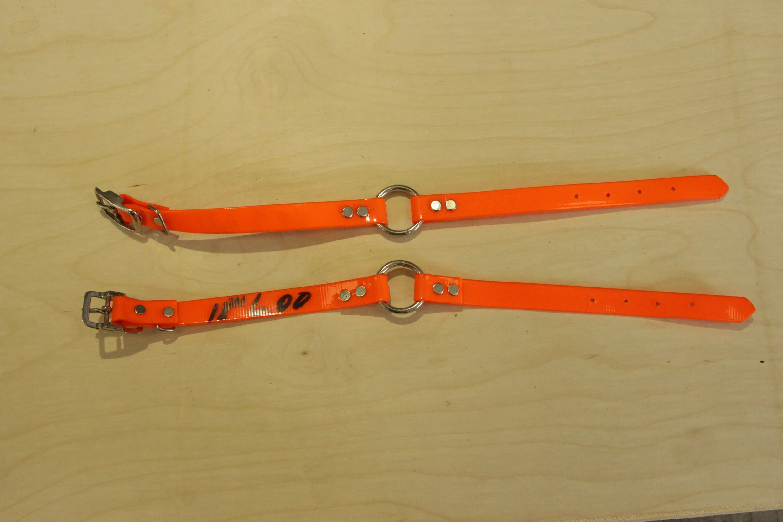 Overstock Orange 3/4" Biothane Collar