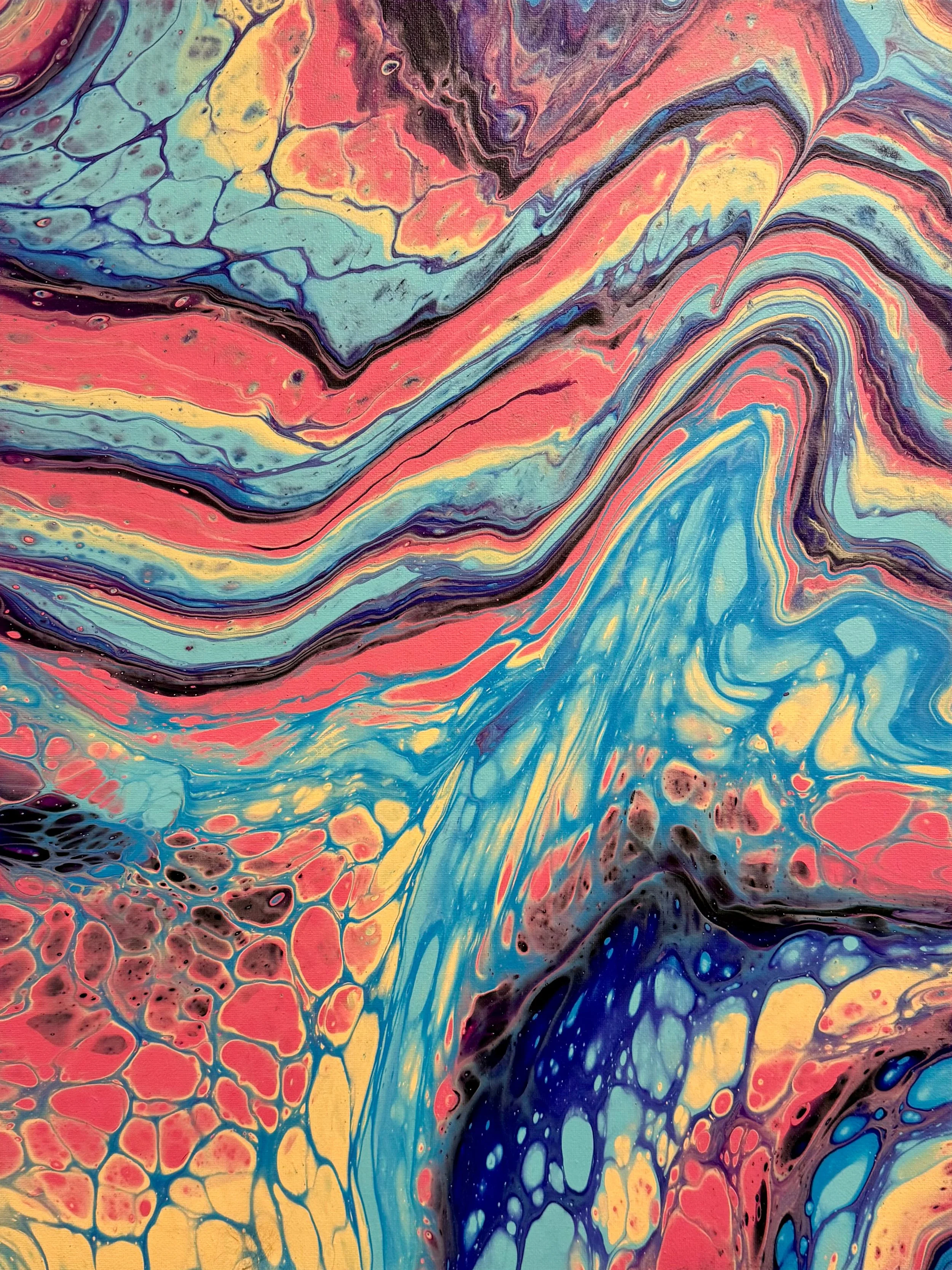 Unapologetic, 2023, acrylic paint on canvas, 16" x 20"