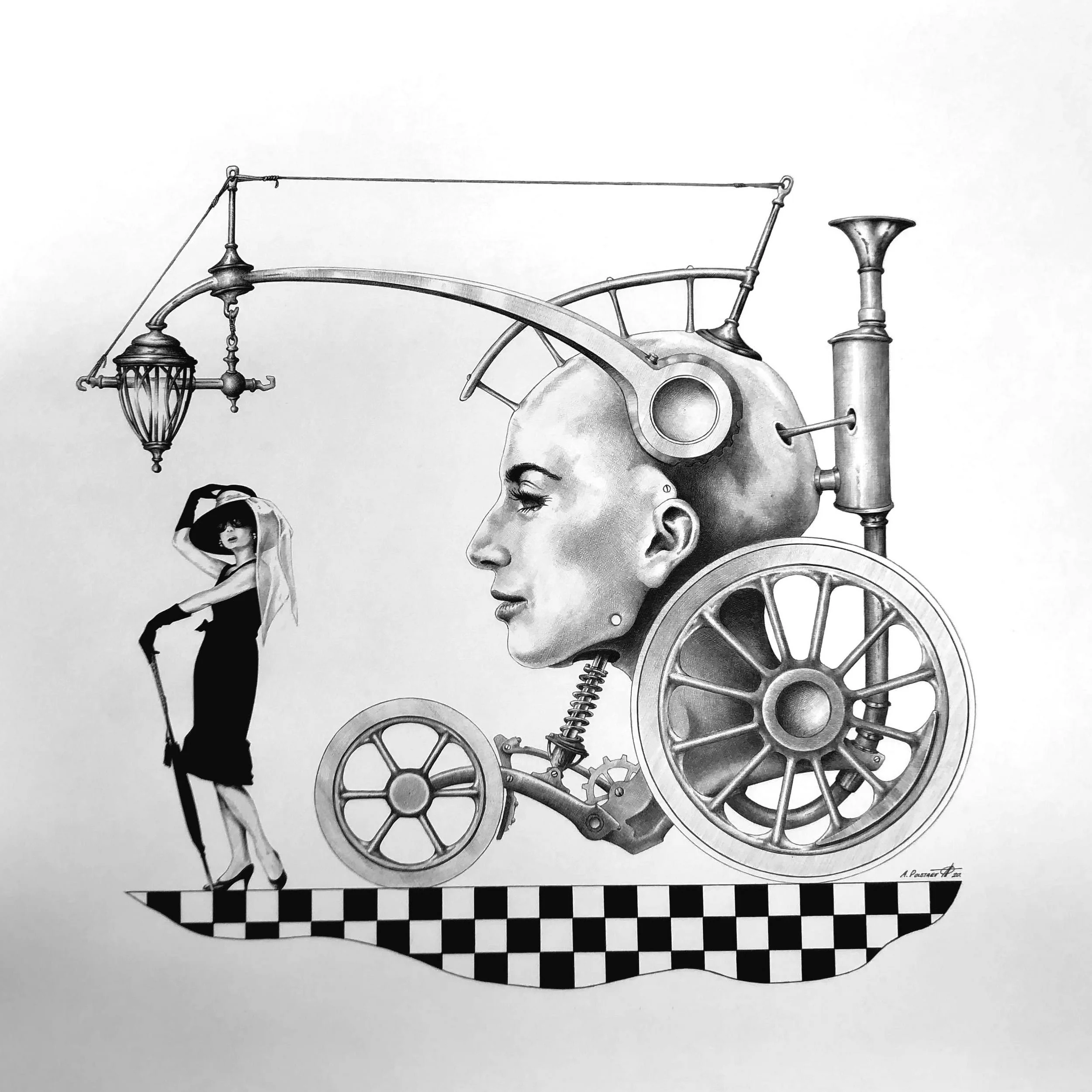 Nocturne Mechanica
2020 | Currently on international exhibition — inquire for availability
Where the mechanical meets the nocturnal — a companion piece to Art Mechanica and an evolution of everything the collection stands for.
