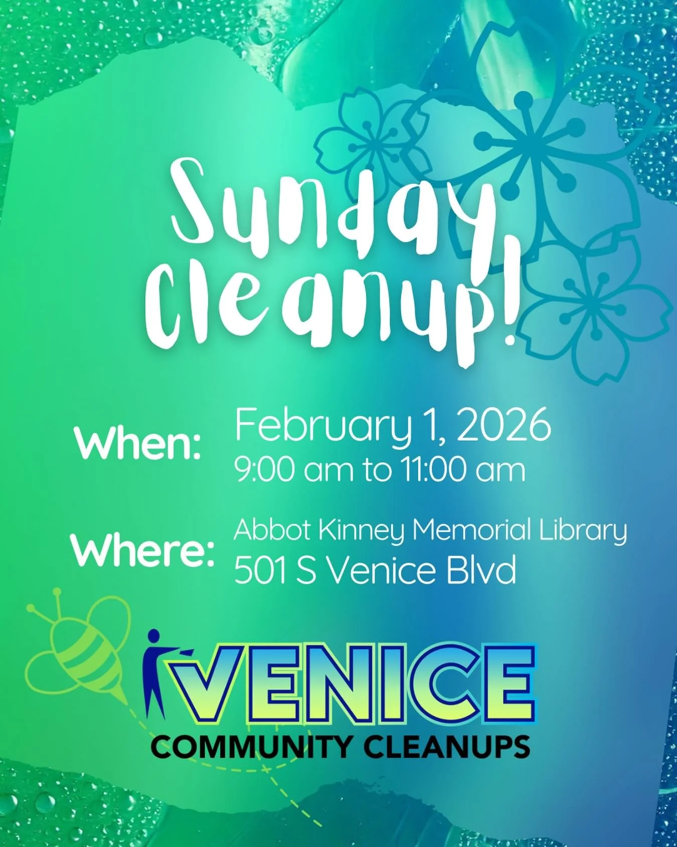 🌸Happy Wednesday!🌸

We&rsquo;re halfway to the weekend and it&rsquo;s time to start solidifying your plans.  Finding yourself with some free time on Sunday morning and a strong desire to serve your community and better the world?  Look no further, 