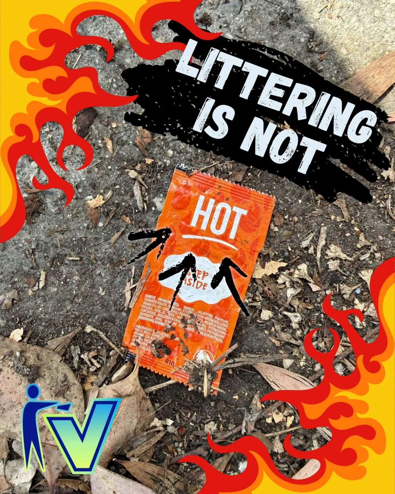 🌶️🔥Littering is not hot!🔥🌶️

Make sure all your litter makes it into the trash can after you finish whatever drive through delight you may be enjoying today.

The streets of our community will thank you.

#venicecommunitycleanups #tacobell #litte