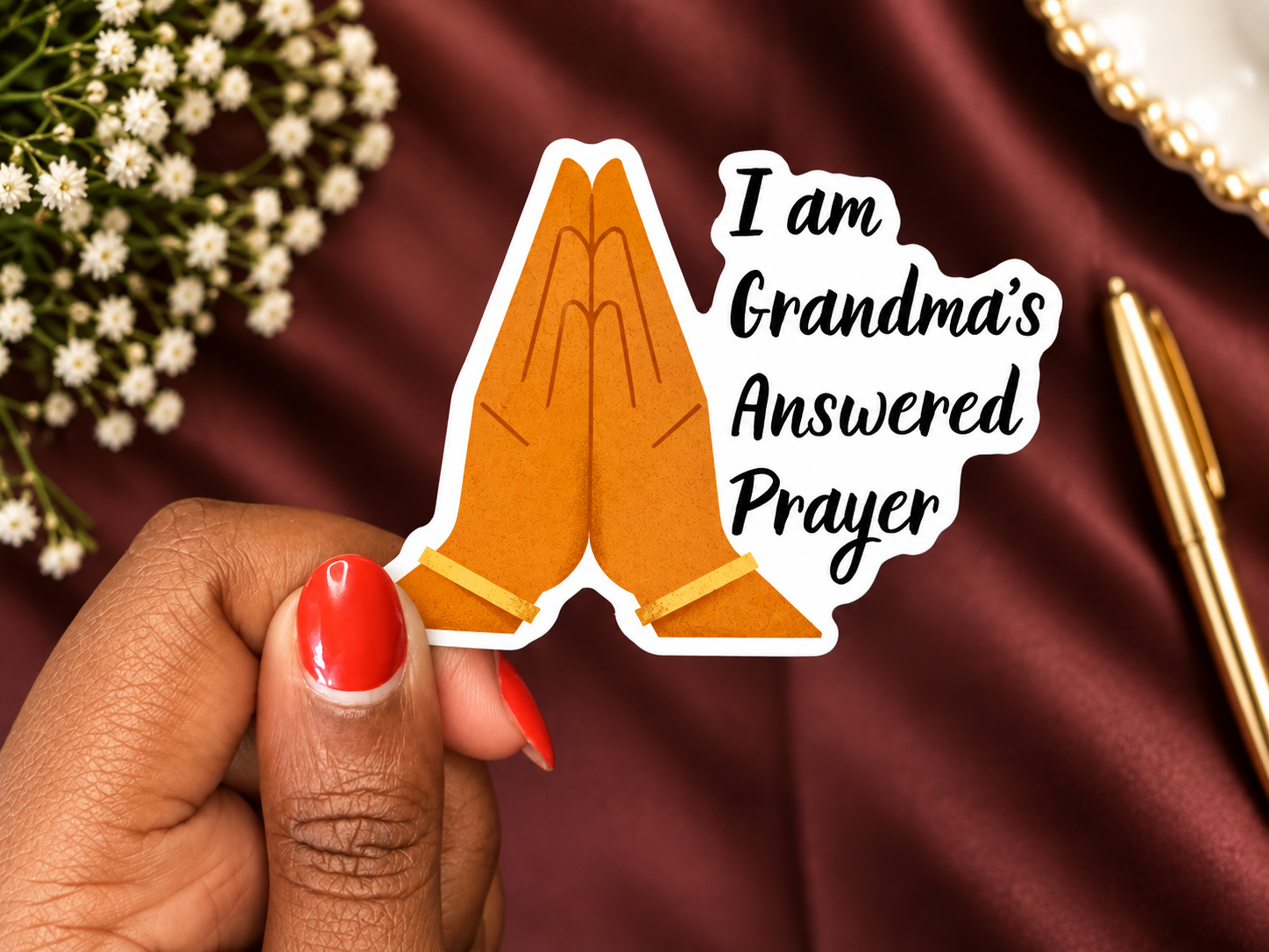 Answered Prayer Sticker