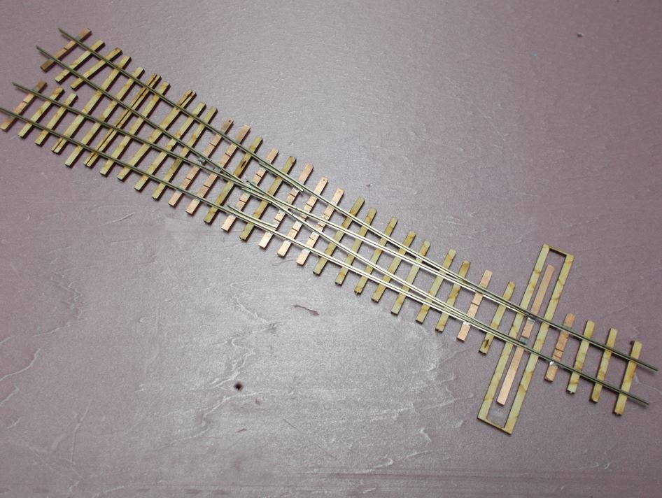 On30 straight turnout (complete)