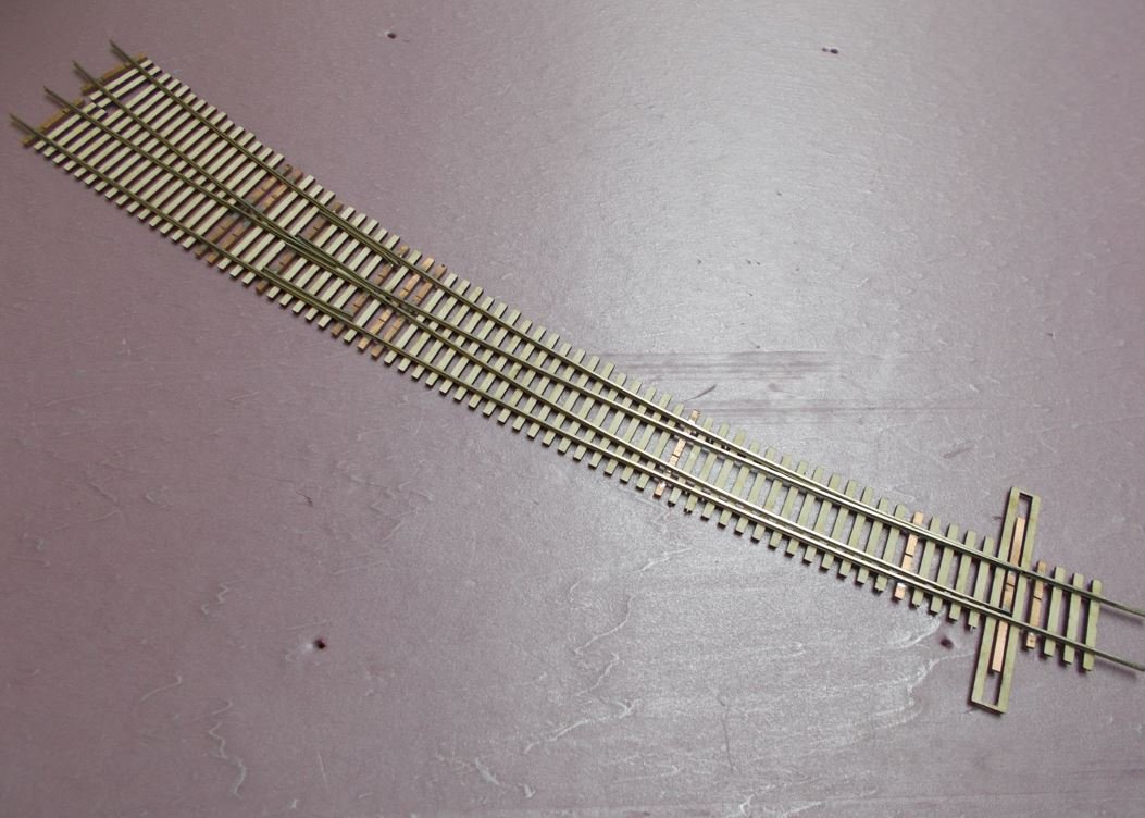 Code-55 curved turnout (complete)