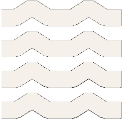 Abstract black and gray geometric design resembling a stylized letter 'A' or a tent shape