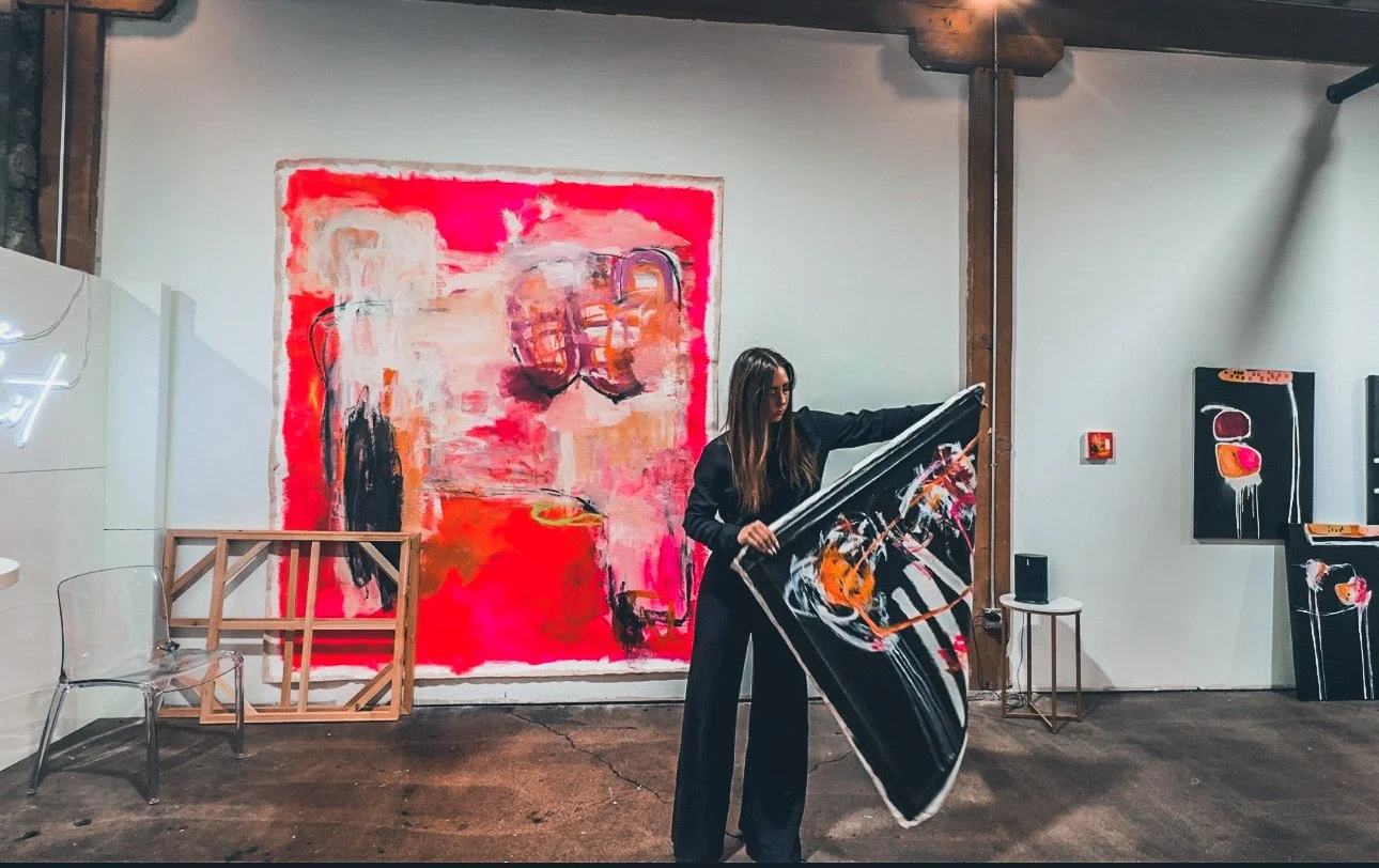 Megan Gonyo in Art Studio.JPG