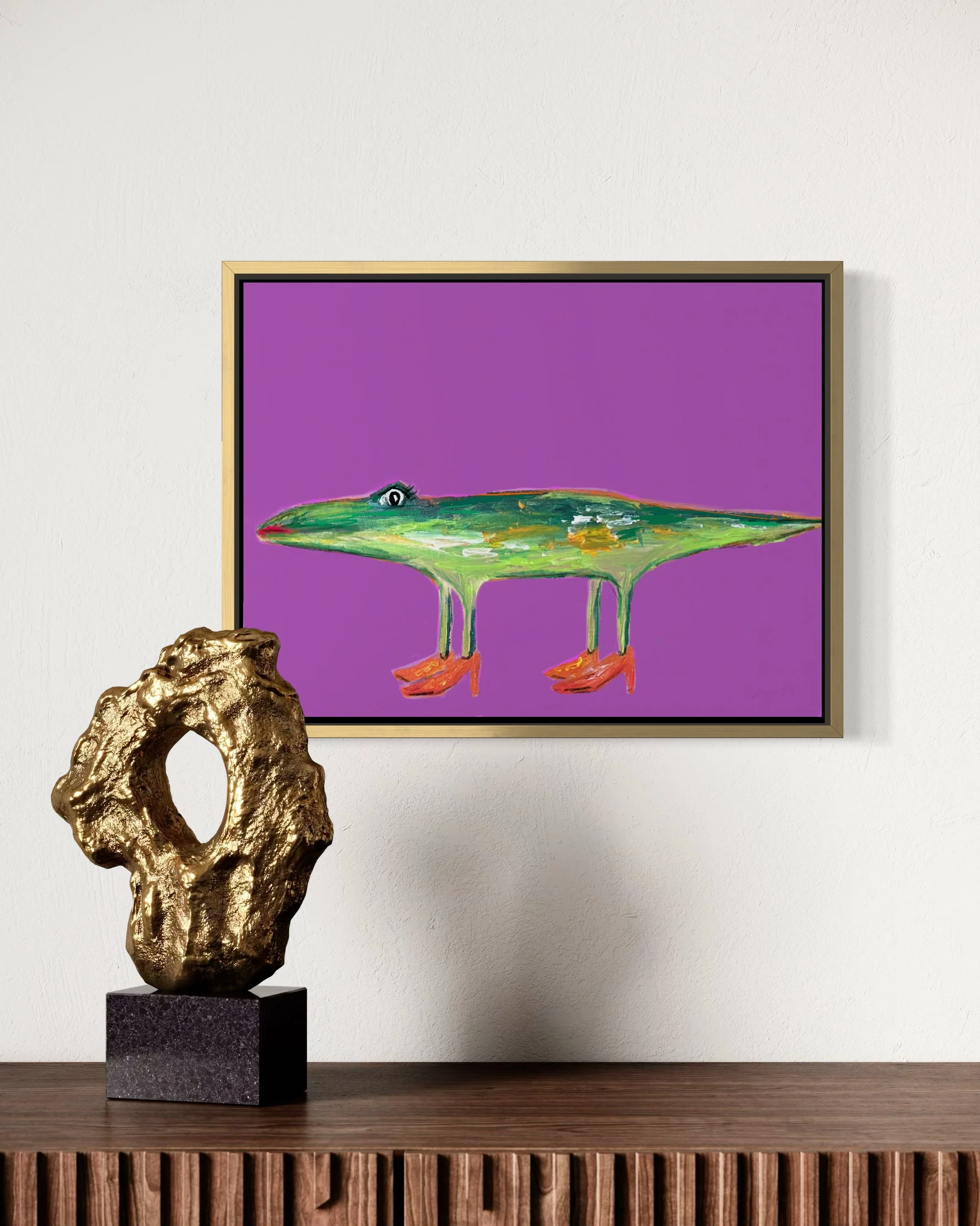 Anni the Crocodile_framed-5.JPG