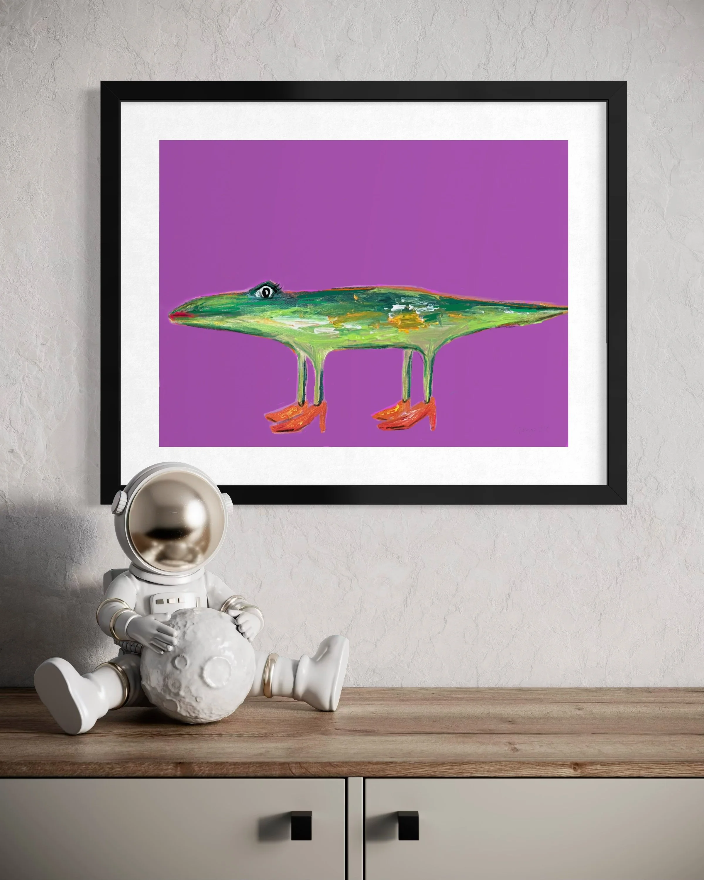 Anni the Crocodile_framed-7.JPG