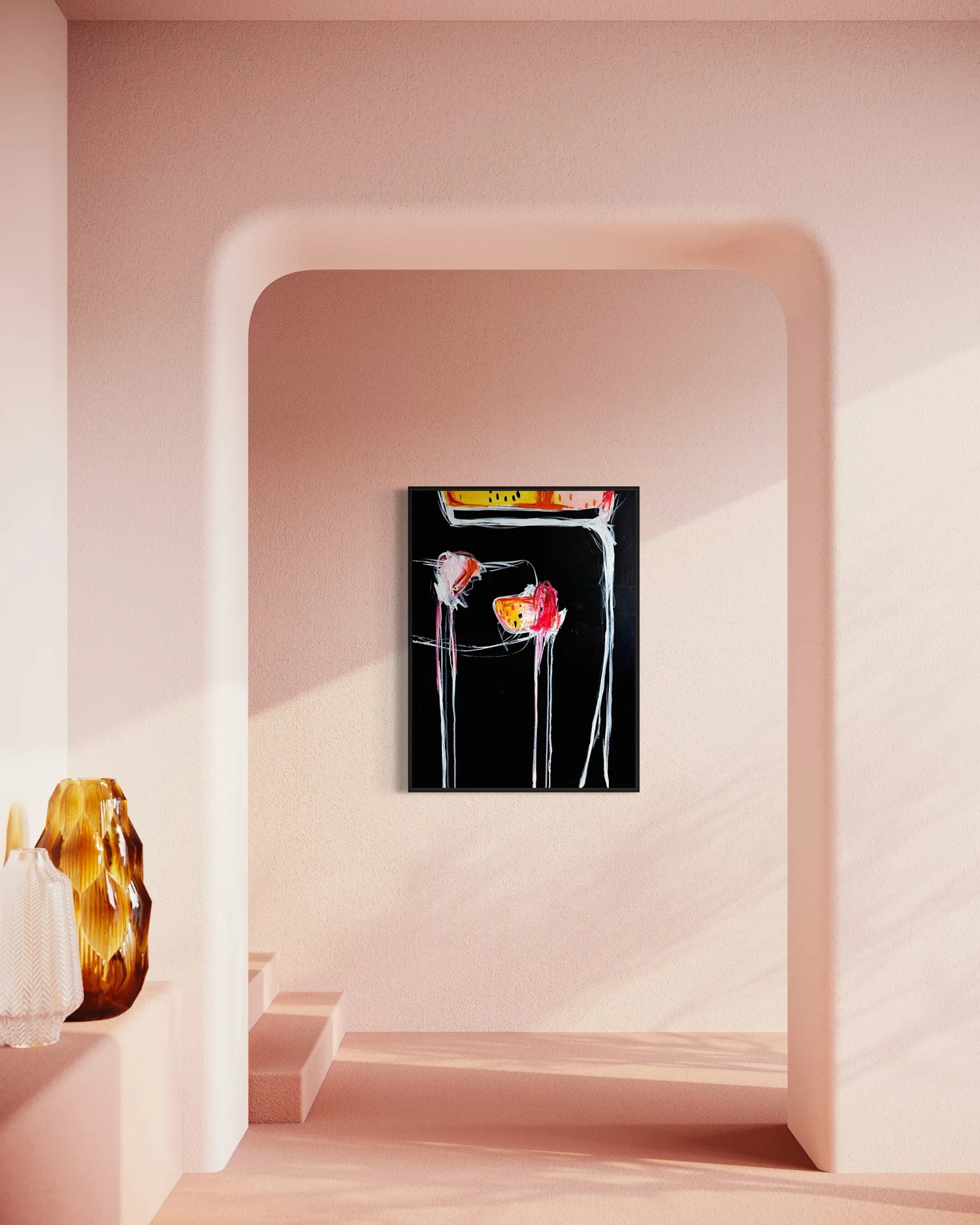 Abstract painting by Megan Gonyo