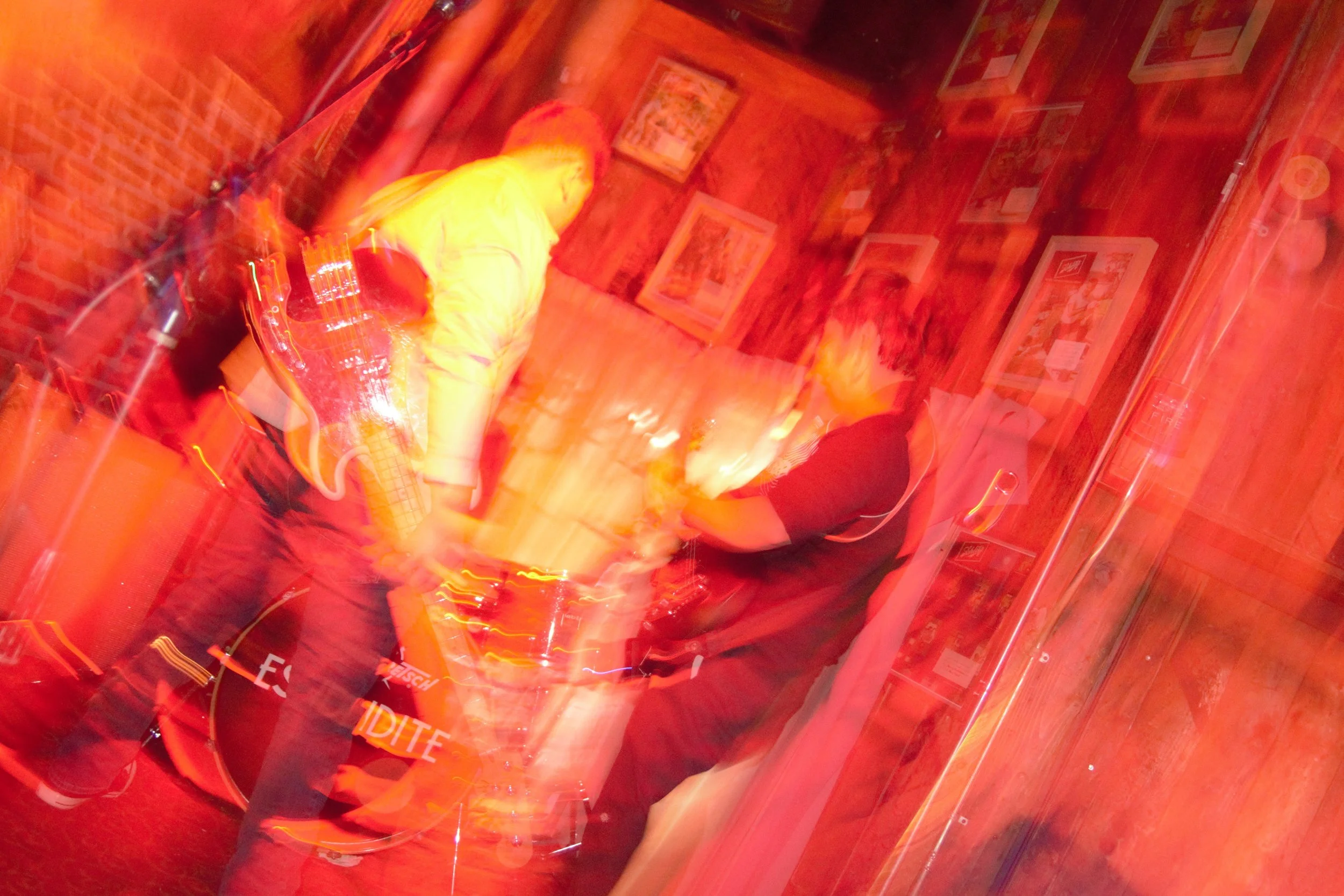 The band set ablaze.