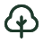 A simple, stylized four-leaf clover icon.