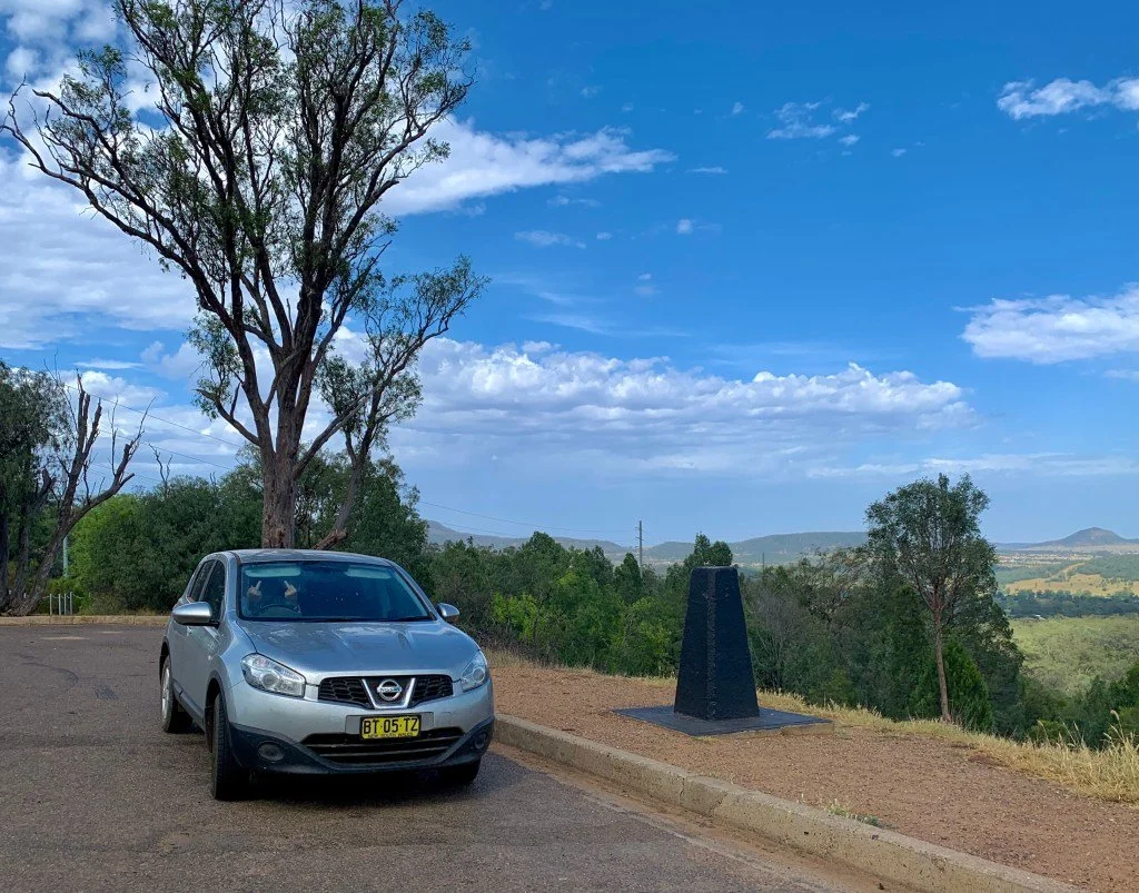 Kleiner Ausflug mit Greg nach Gunnedah zum Porcupine Lookout