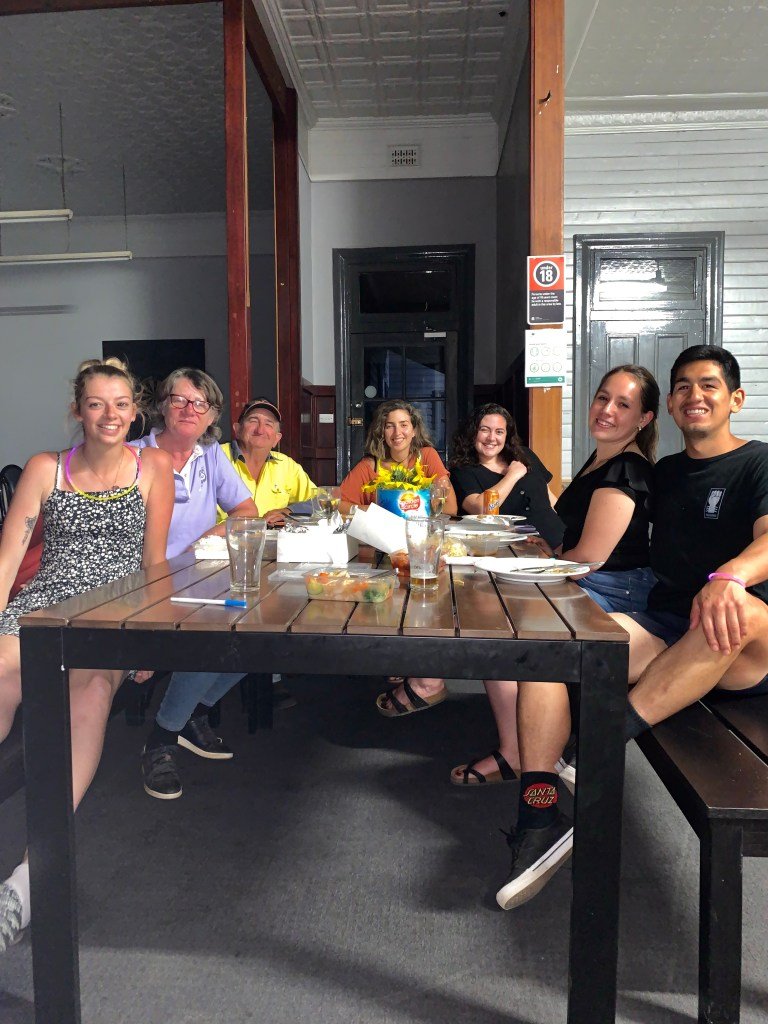 Judy, Greg, Virginia, Nia, Fernanda und Ben