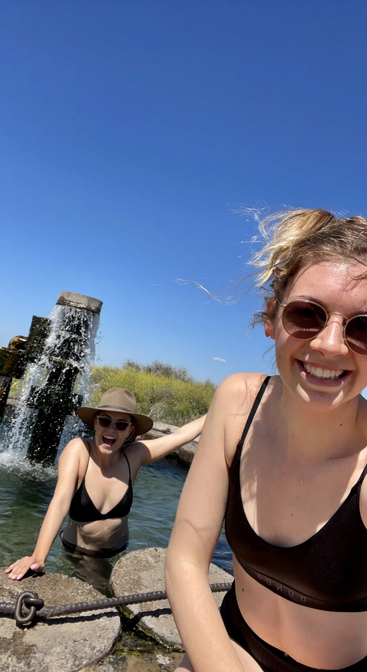 Gurley Bore Baths außerhalb von Moree mit Michaela