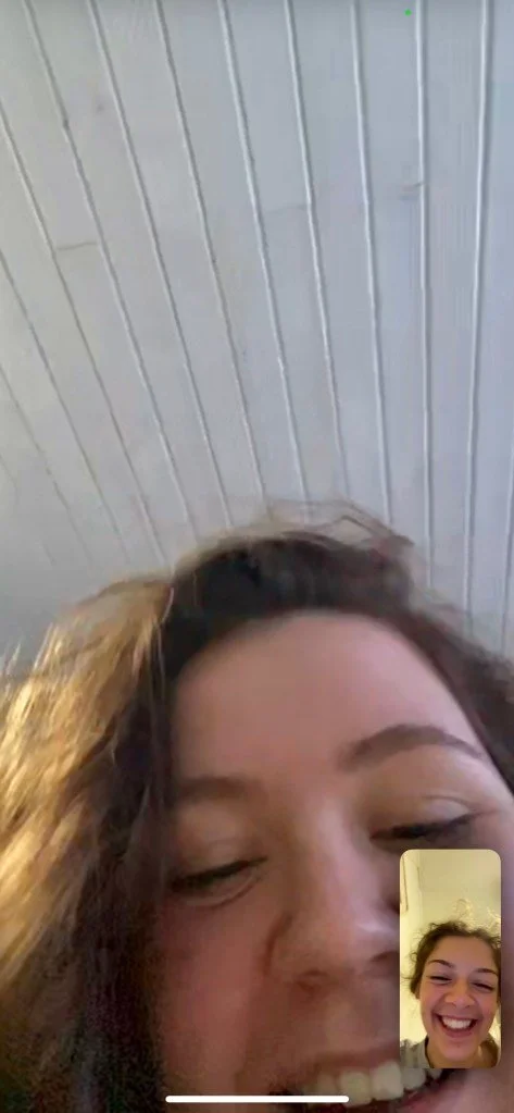 FaceTime mit Sarah