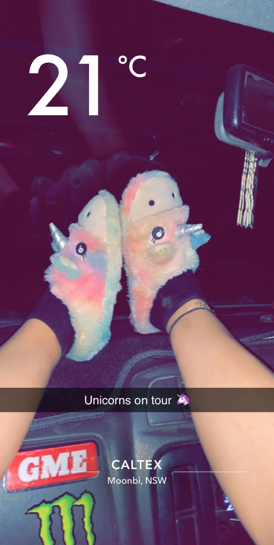 Meine Einhorn Schlappen dürfen die Welt auch von außen sehen!