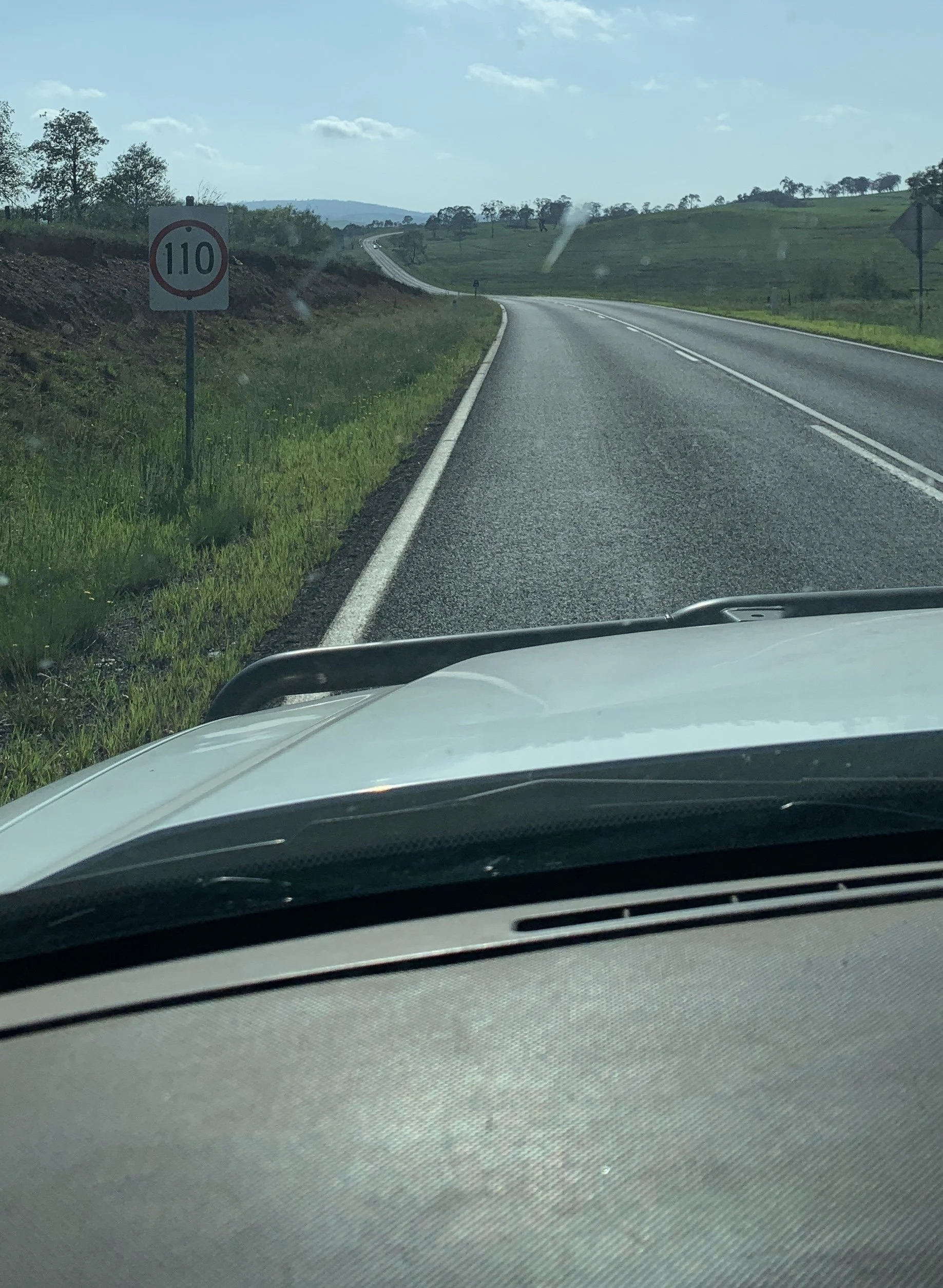 110 km/h als Speedlimit sieht man selten in der Umgebung!