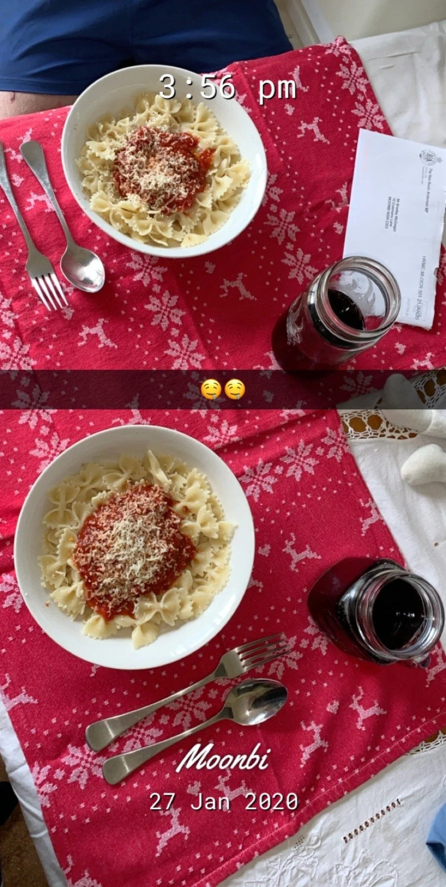 Das erste Mal für Brad gekocht - er lebt noch und es hat ihm sogar geschmeckt!