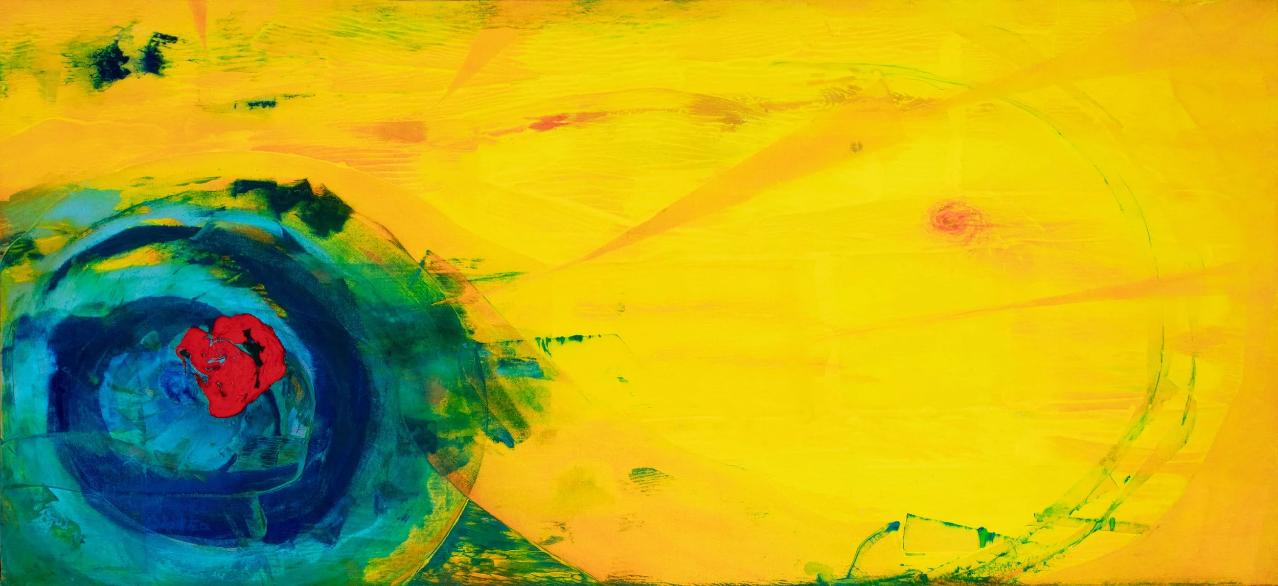 "jericho jangle"
22" X 48"                                                        $1800
acrylic on canvas 