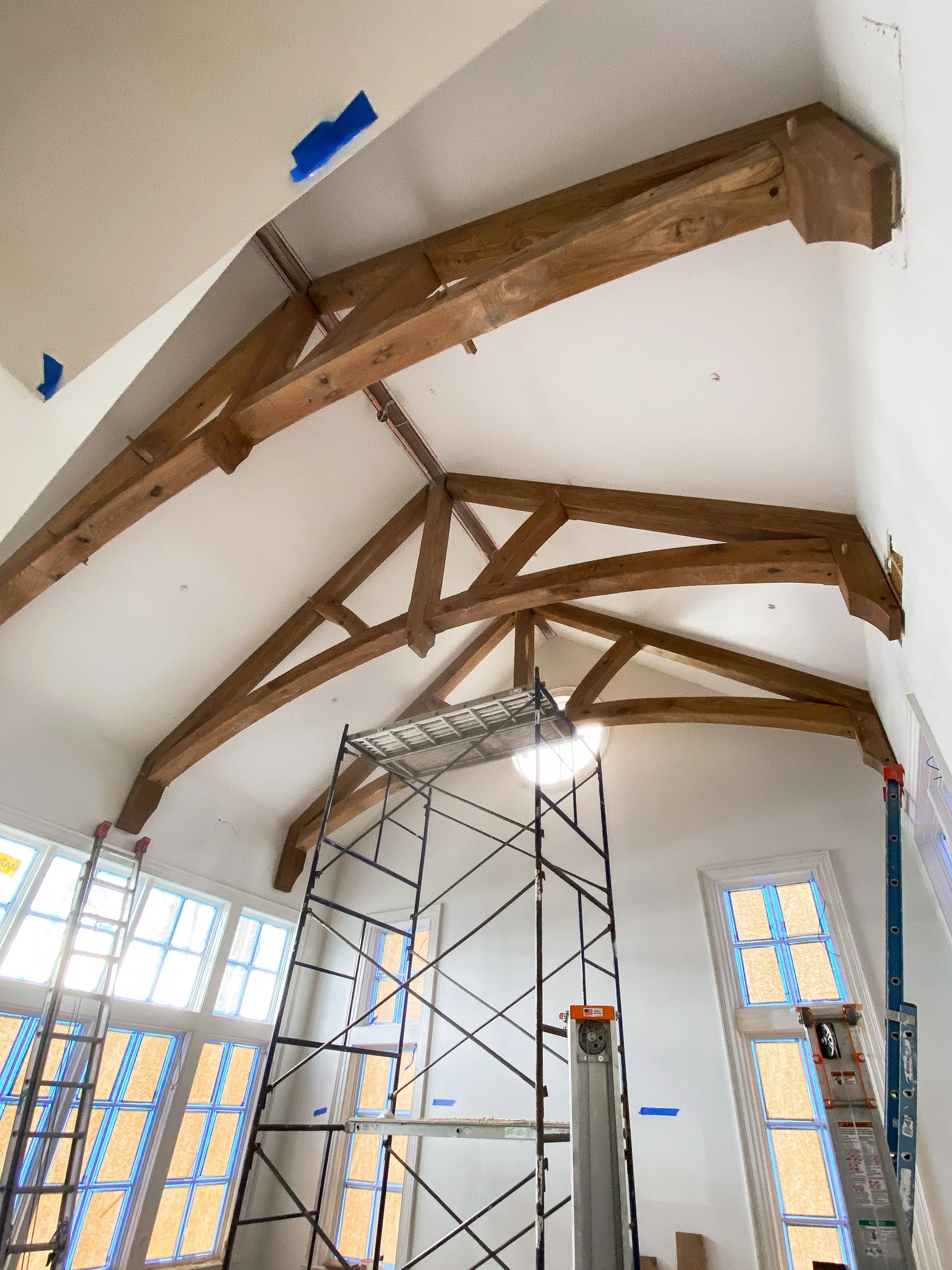 Timber Beam Installation