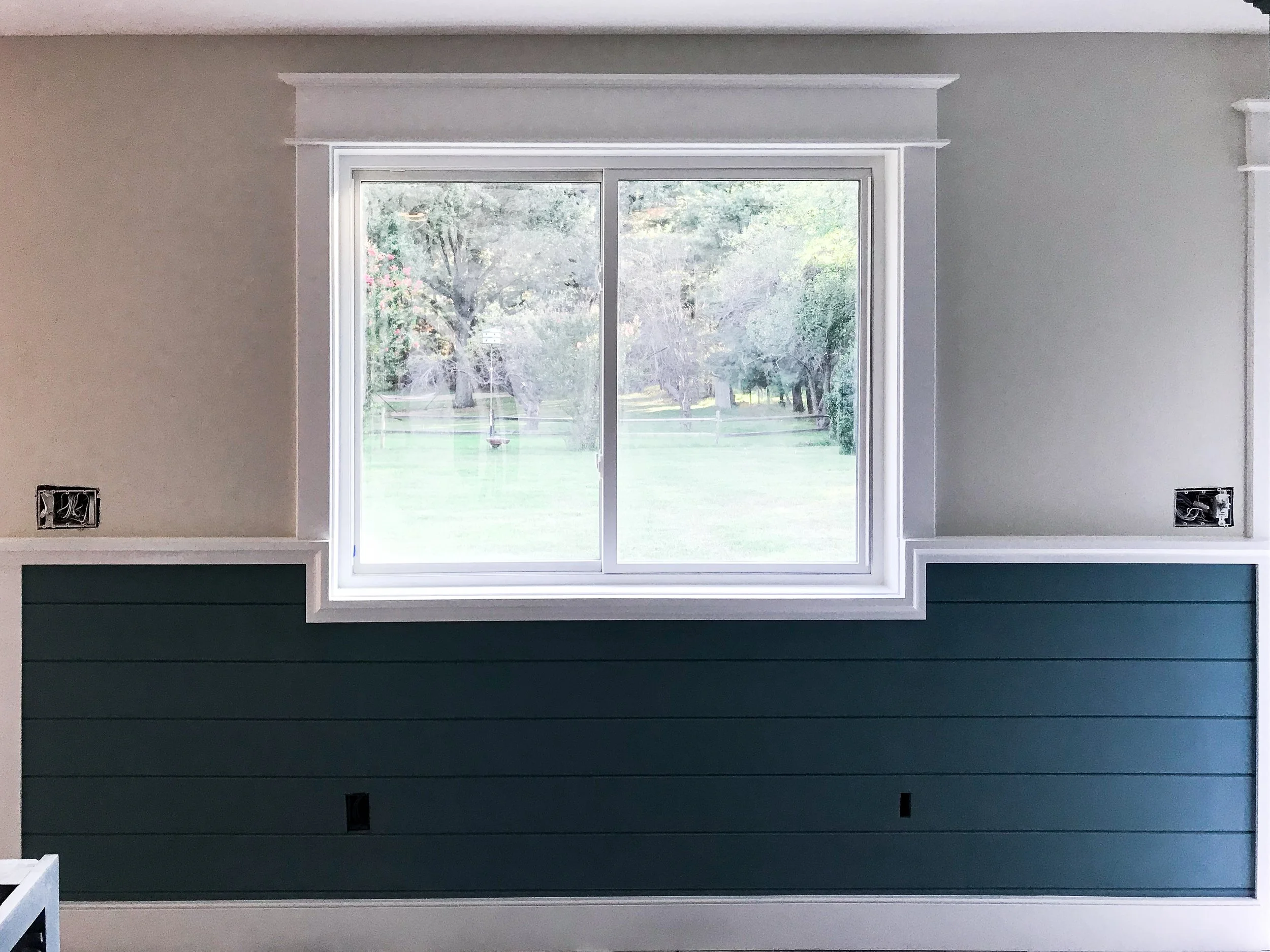 Shiplap Accent Wall