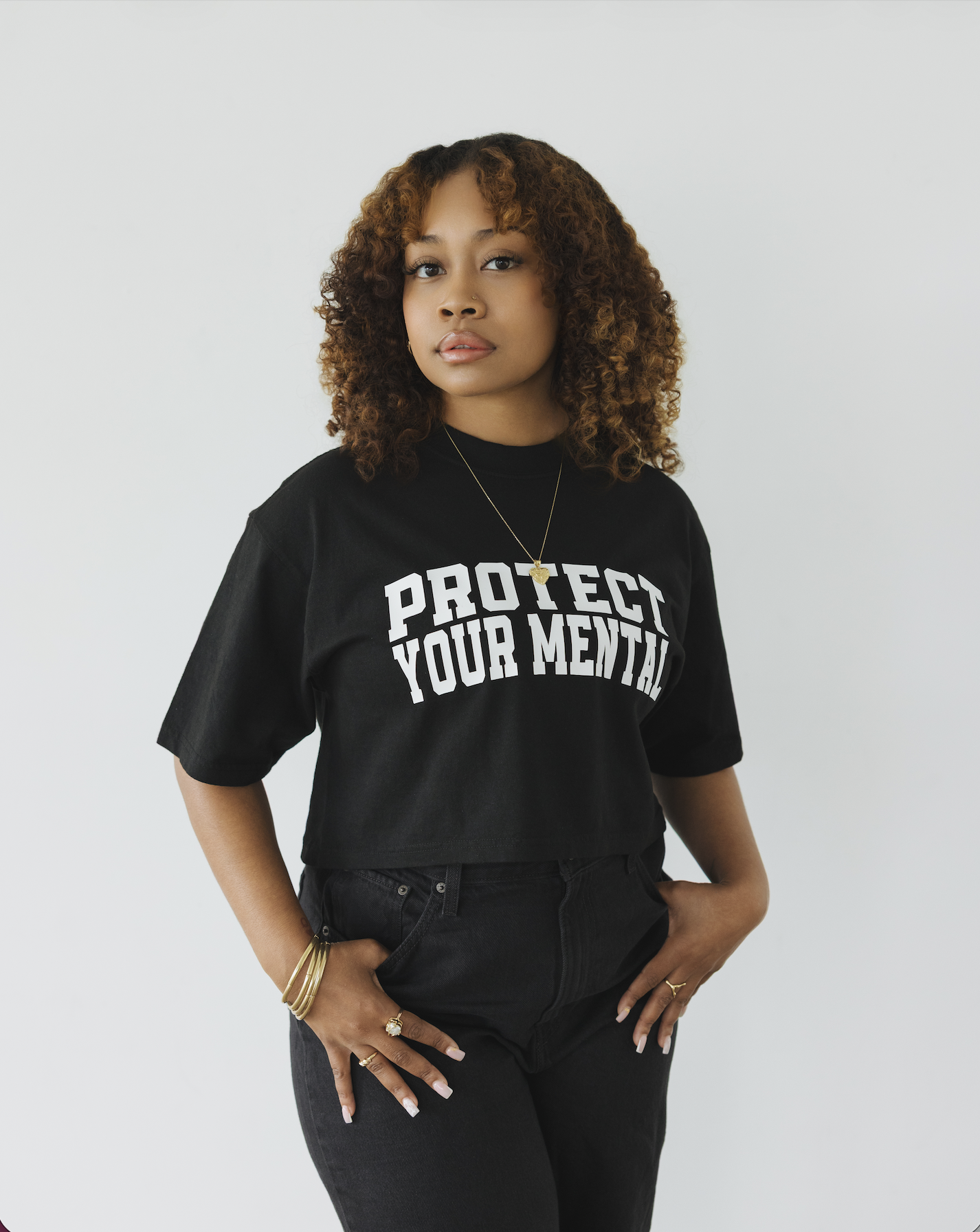 PYM Cropped Tee (Black)