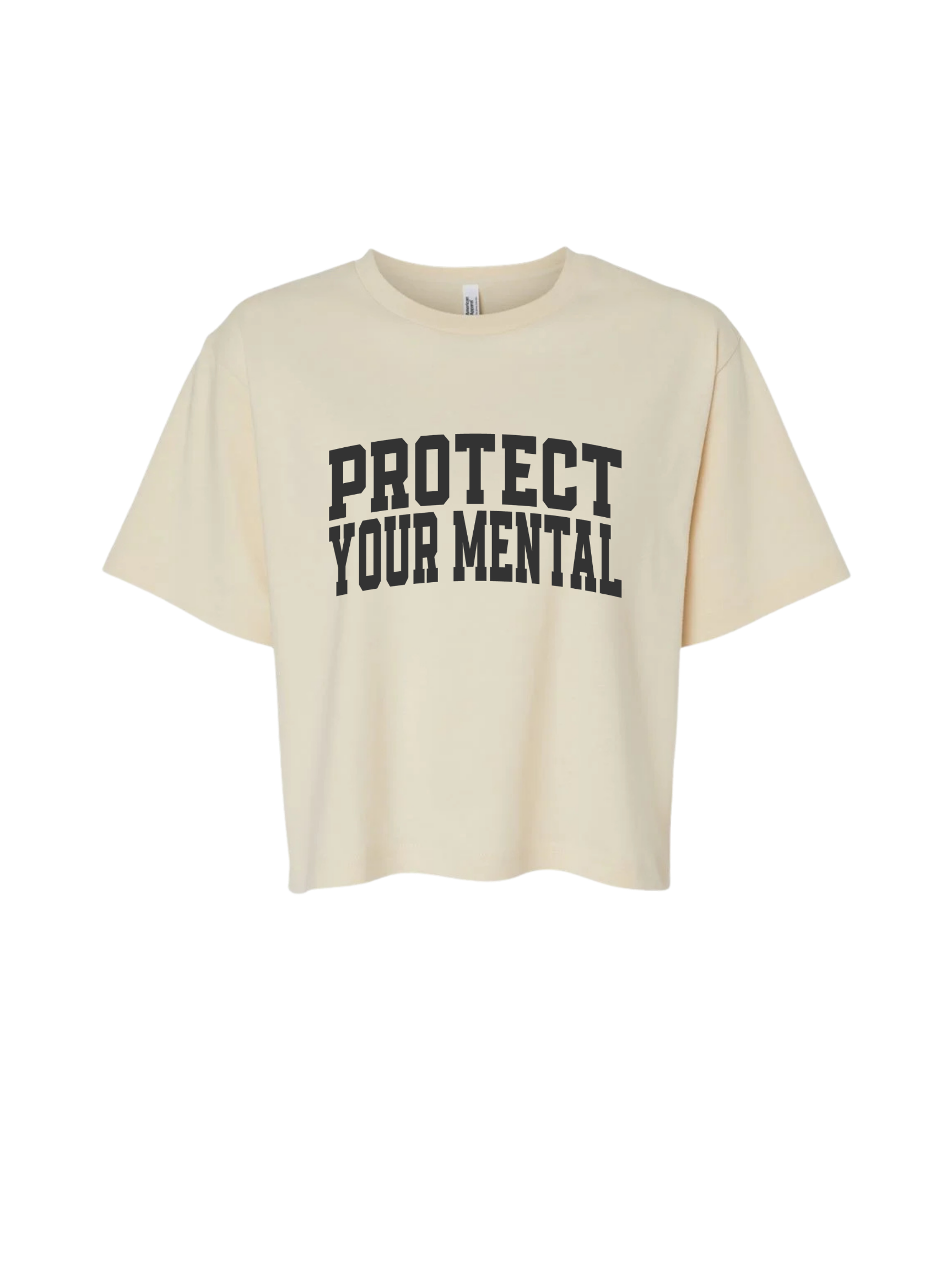 PYM Cropped Tee (Cream)