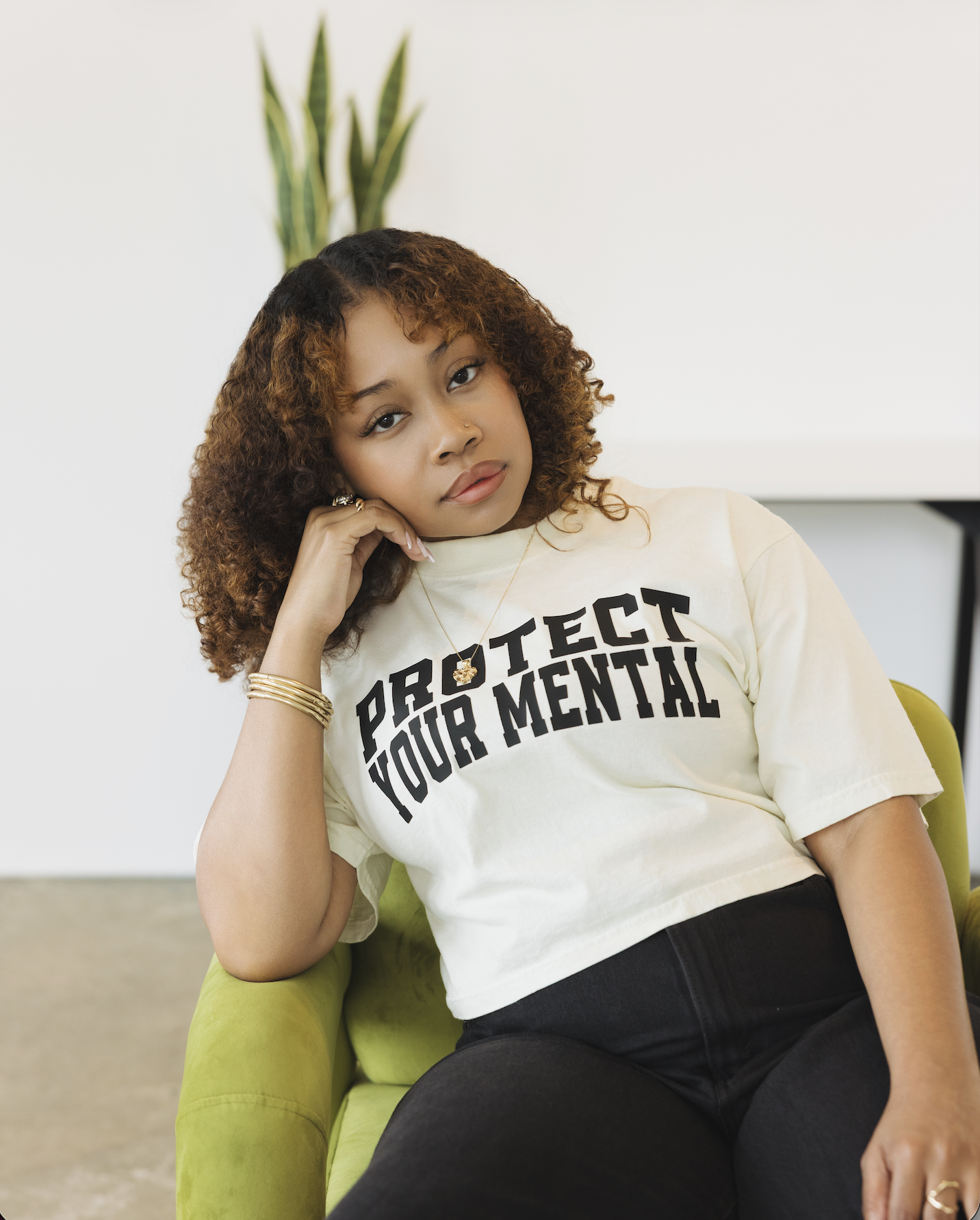 PYM Cropped Tee (Cream)