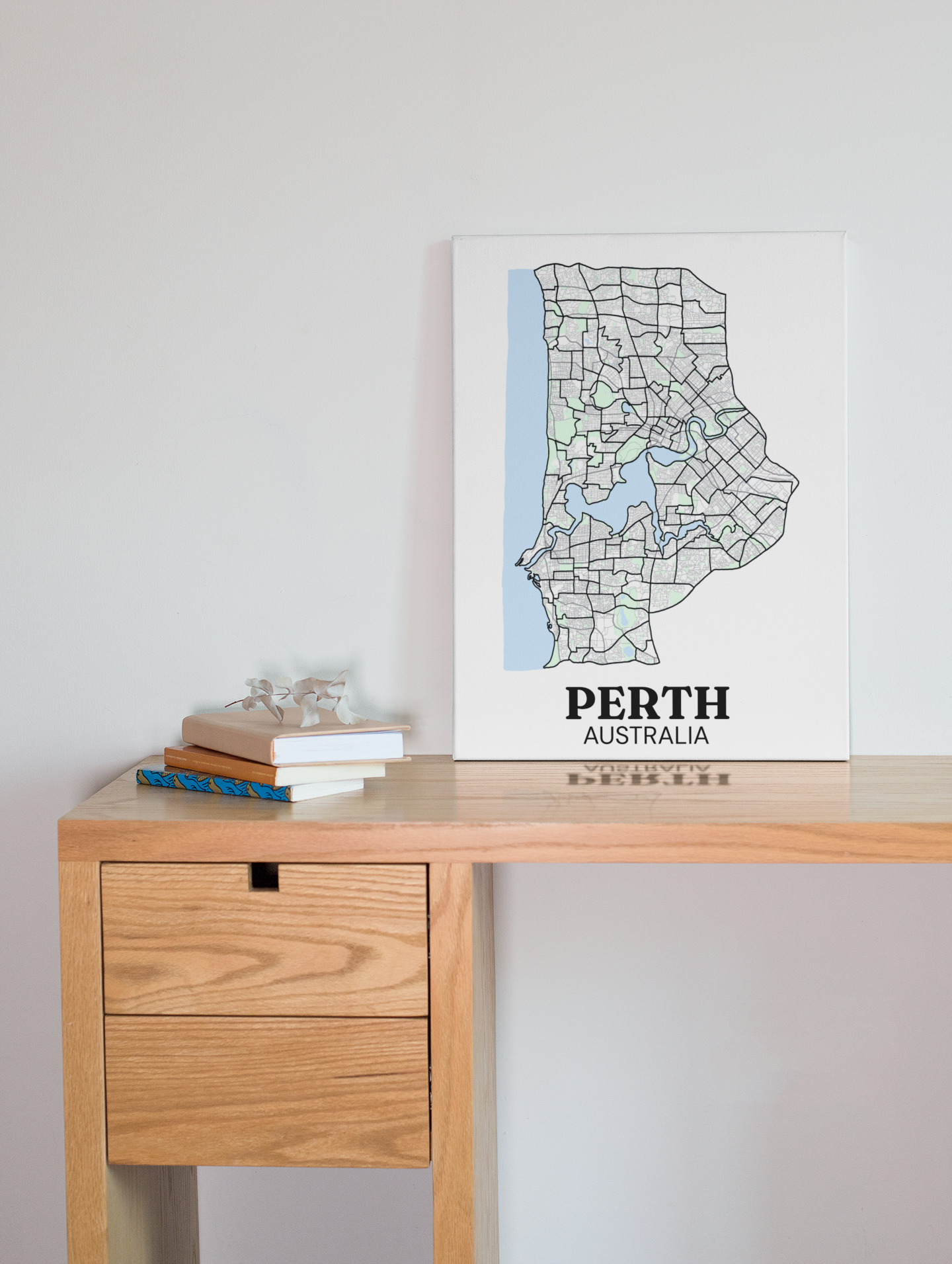 Perth Canvas Map