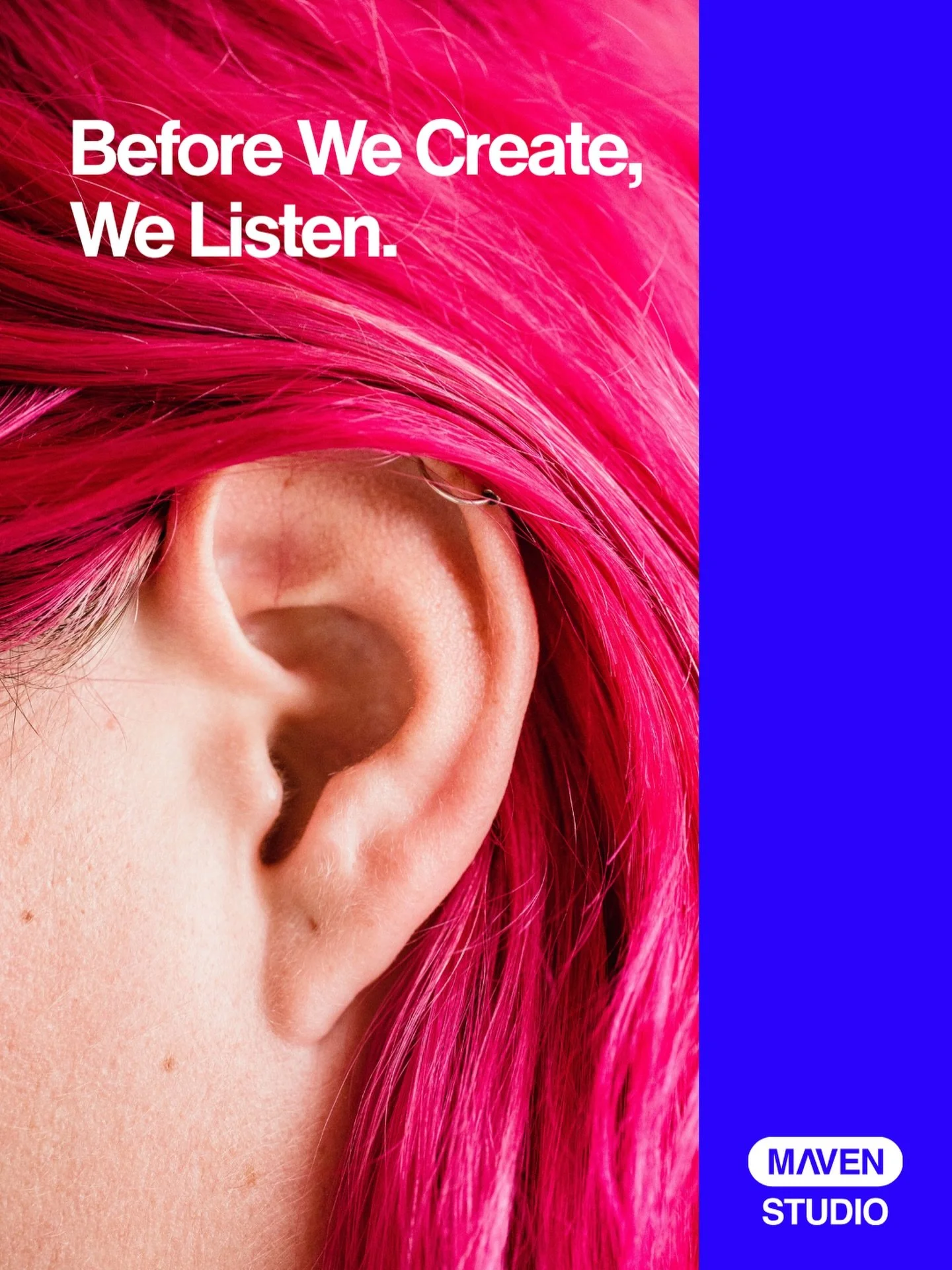 Good creative work doesn&rsquo;t begin with the answer.

It begins with listening.

This is the first of a new series where we share the conversations, thoughts, and ideas behind the work we do at Maven.

Studio Notes &mdash; Episode 01, coming soon.
