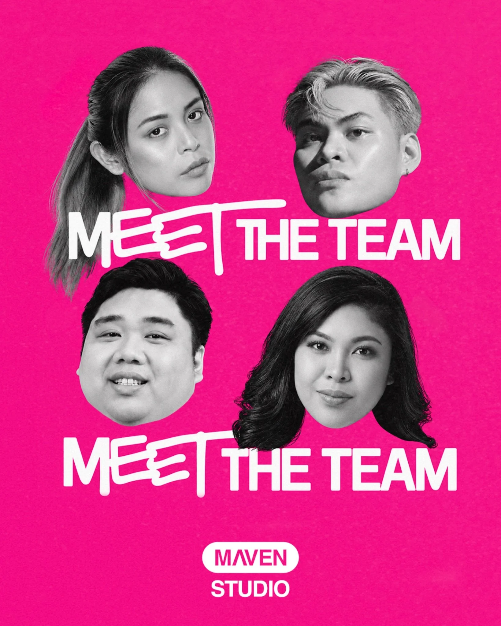 The faces behind Maven. 👀

A little strategy, a lot of creativity, and probably way too many messages in the group chat.

Meet the team. ✨

#MavenStudio #MeetTheTeam #CreativeStudio