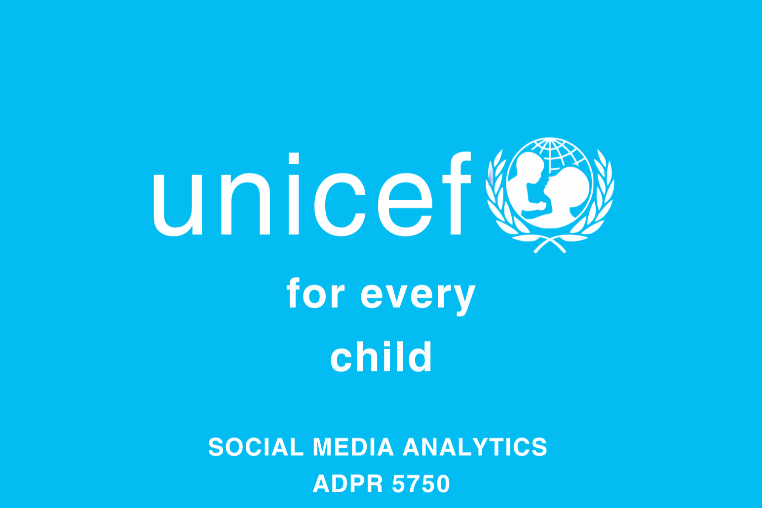 UNICEF: Social Media Analytics