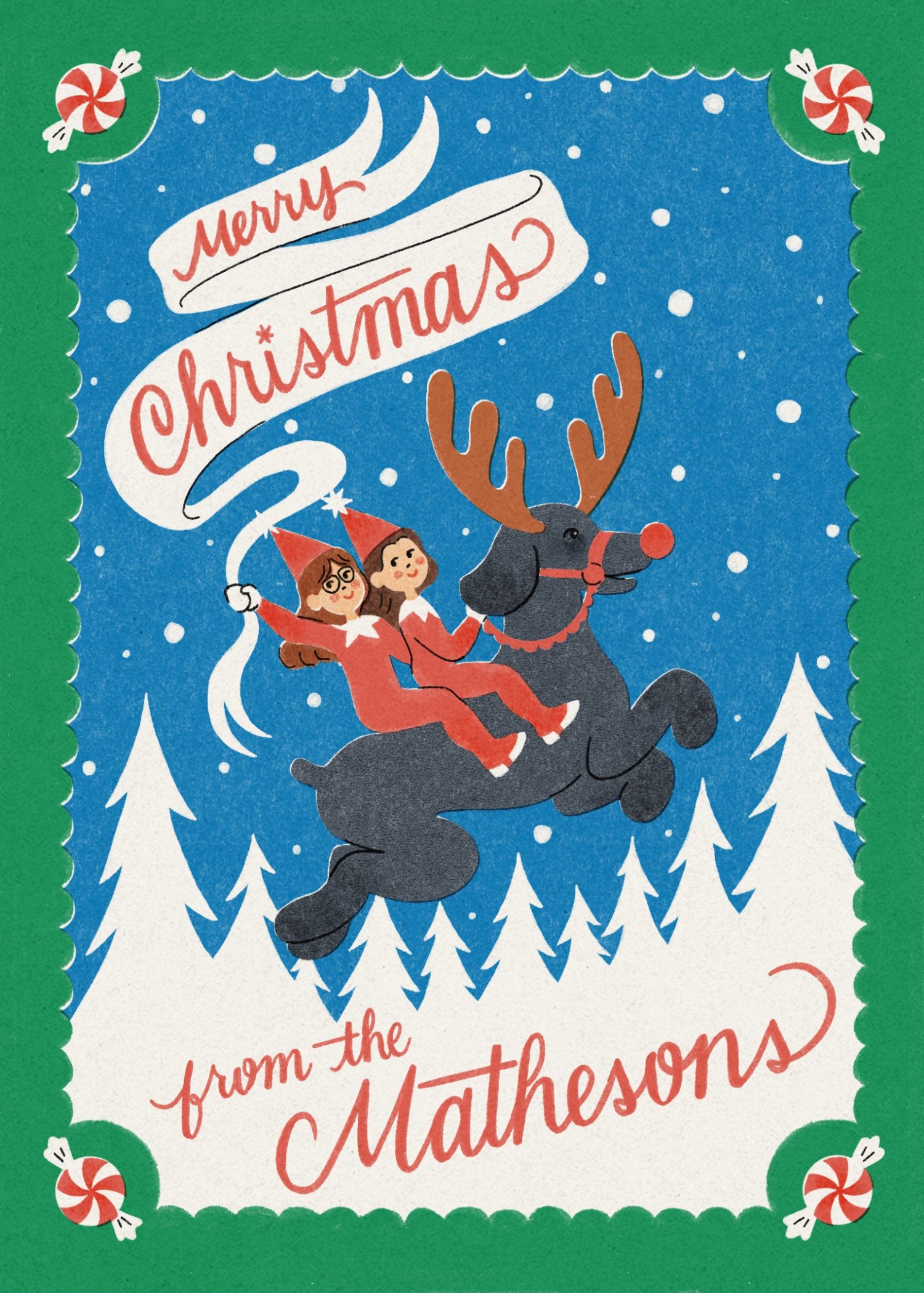 Our first Christmas card as a family!