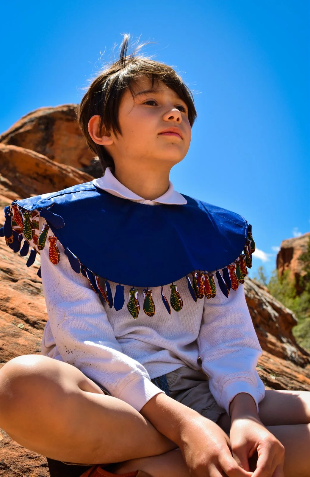 In addition to the photography, I also made the collar.