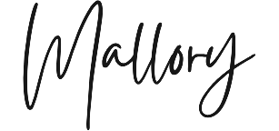 Signature of the name 'Mallory' in black cursive writing.
