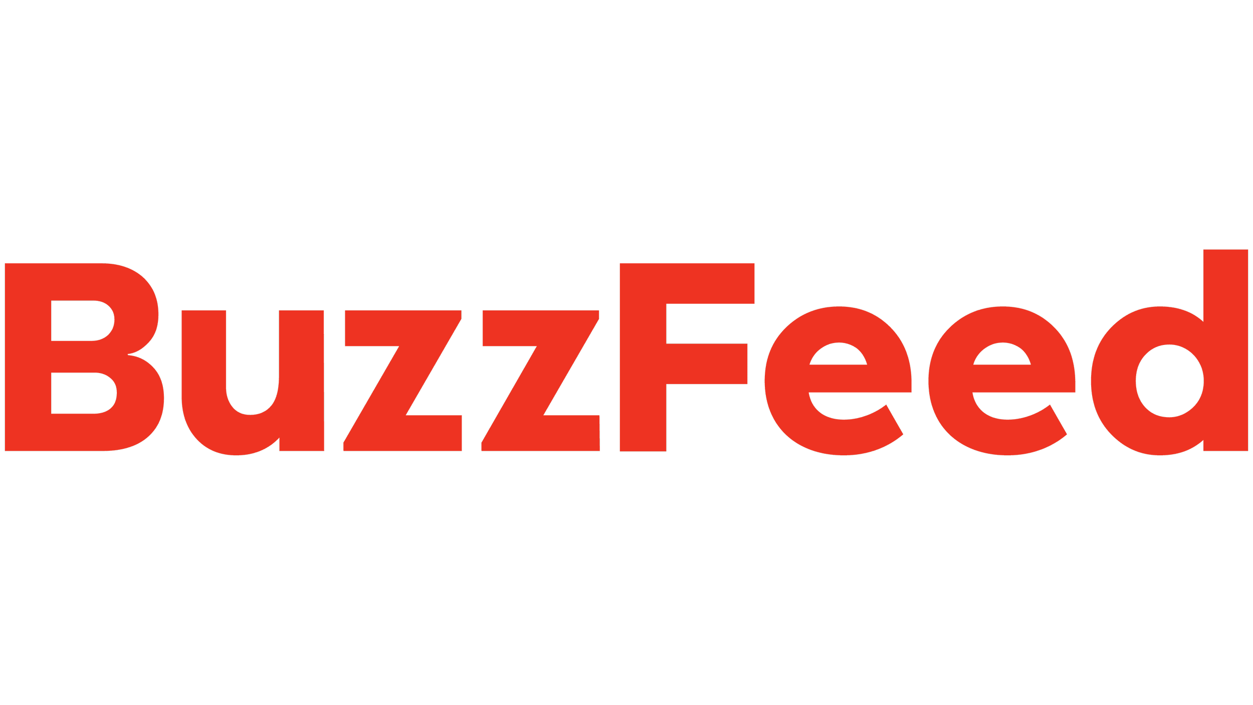 BuzzFeed logo in black and red font